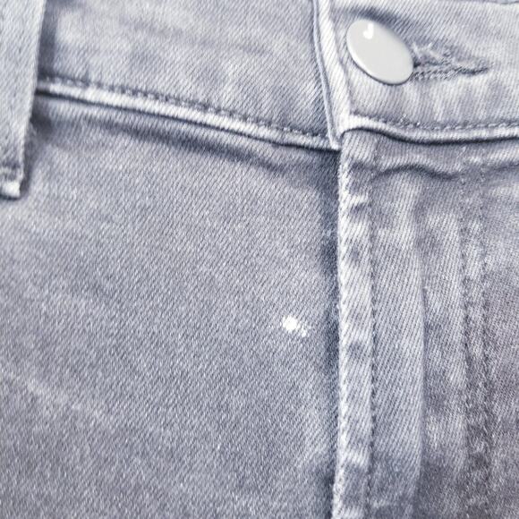 J Brand Jeans ALANA High Rise Crop Provocative Stud Distressed Raw Hem - Picture 10 of 14